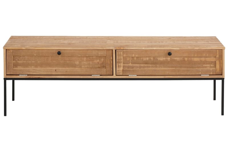 EMRAH TV-bänk 140 Natur/Svart