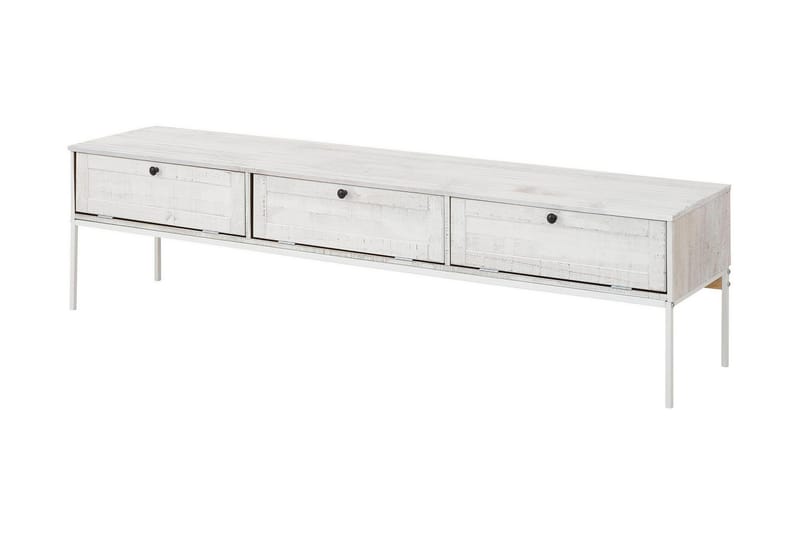 EMRAH TV-bänk 175 Beige/Vit - Möbler - Vardagsrum - Tv-möbler & mediamöbler - Tv-bänkar