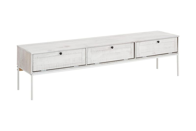 EMRAH TV-bänk 175 Beige/Vit - Möbler - Vardagsrum - Tv-möbler & mediamöbler - Tv-bänkar