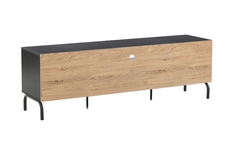 FINCHLEY TV-bänk 160x41 cm Svart/Ljusbrun - Möbler - Vardagsrum - Tv-möbler & mediamöbler - Tv-bänkar