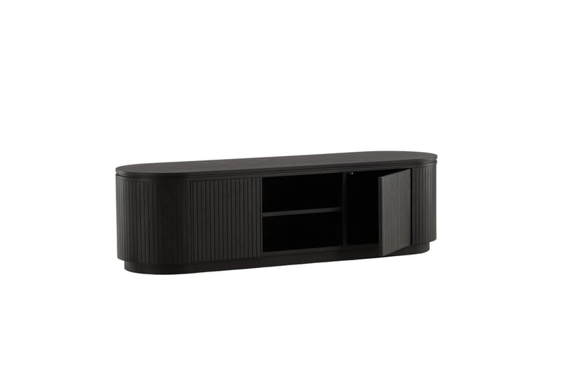 Fjällbacka Tv-bänk 160x48 cm - Svart - Möbler - Vardagsrum - Tv-möbler & mediamöbler - Tv-bänkar