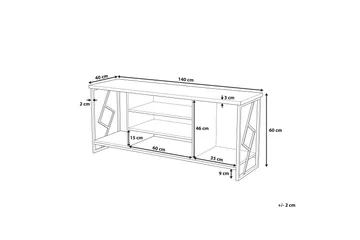 Forres Tv-Bänk 40x140 cm - Trä/Natur - Möbler - Vardagsrum - Tv-möbler & mediamöbler - Tv-bänkar