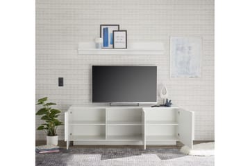 FREGA Tv-bänk 182 cm Vit - Möbler - Vardagsrum - Tv-möbler & mediamöbler - Tv-bänkar
