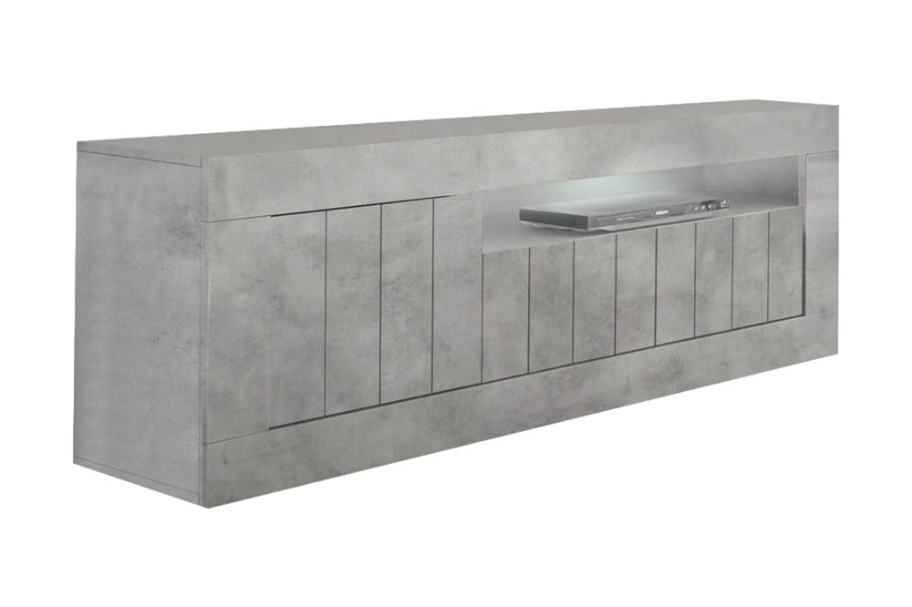 gadana tv-bänk 138 gråmelerad -