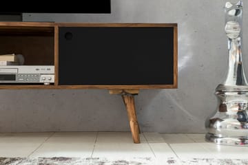 Gateau Golvstående TV Bänk 140 cm med Förvaring i Ljust Trä - Brun - Möbler - Vardagsrum - Tv-möbler & mediamöbler - Tv-bänkar