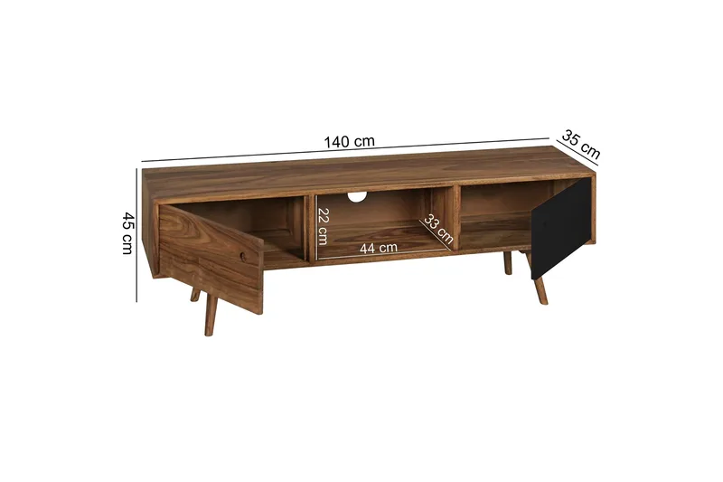 Gateau TV-Bänk 140 cm - Trä/natur - Möbler - Vardagsrum - Tv-möbler & mediamöbler - Tv-bänkar