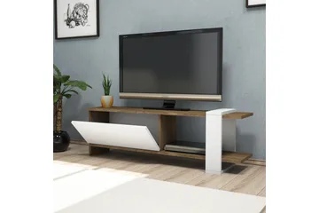 Gersby TV-Bänk 120 cm - Brun/Vit - Möbler - Vardagsrum - Tv-möbler & mediamöbler - Tv-bänkar