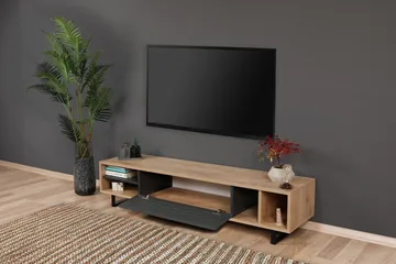 Gersby TV-Bänk 160 cm - Brun/Grå - Möbler - Vardagsrum - Tv-möbler & mediamöbler - Tv-bänkar