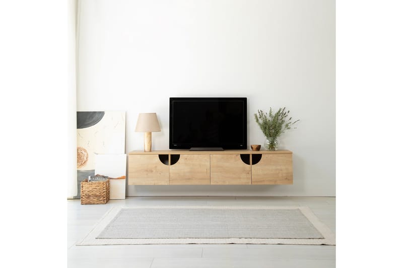 Grotte Tv-bänk 180 cm - Ek - Möbler - Vardagsrum - Tv-möbler & mediamöbler - Tv-bänkar