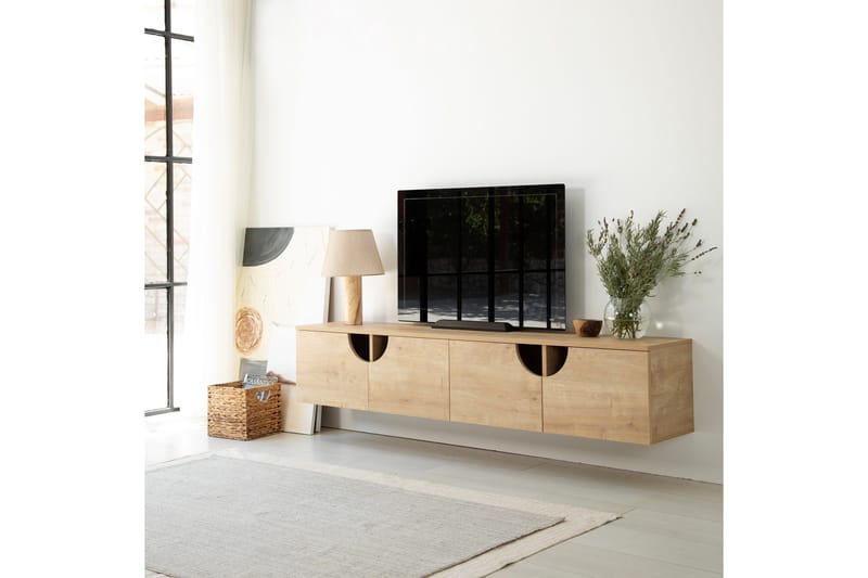 Grotte Tv-bänk 180 cm - Ek - Möbler - Vardagsrum - Tv-möbler & mediamöbler - Tv-bänkar