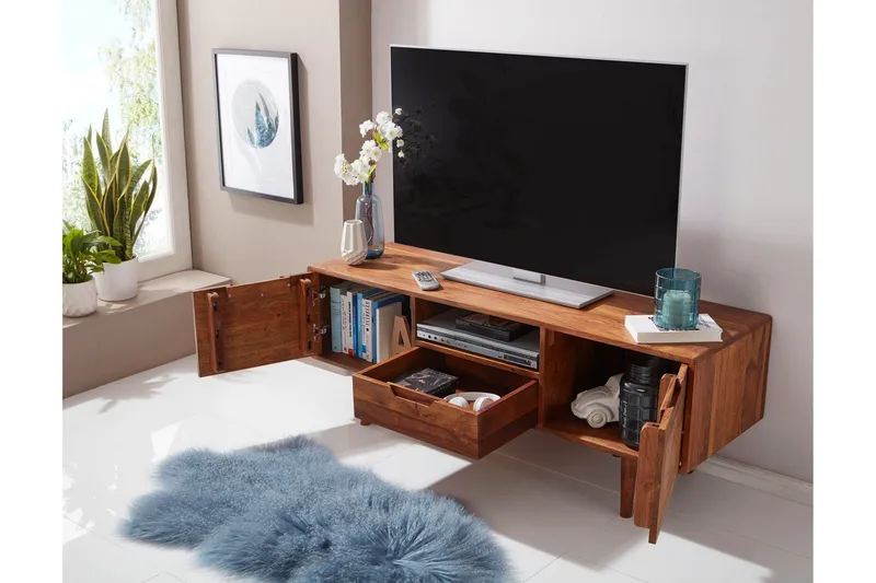 Hades TV-Bänk 135 cm - Trä/natur - Möbler - Vardagsrum - Tv-möbler & mediamöbler - Tv-bänkar