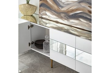 HARIPALA Tv-bänk 180 cm Guld - Möbler - Vardagsrum - Tv-möbler & mediam�öbler - Tv-bänkar