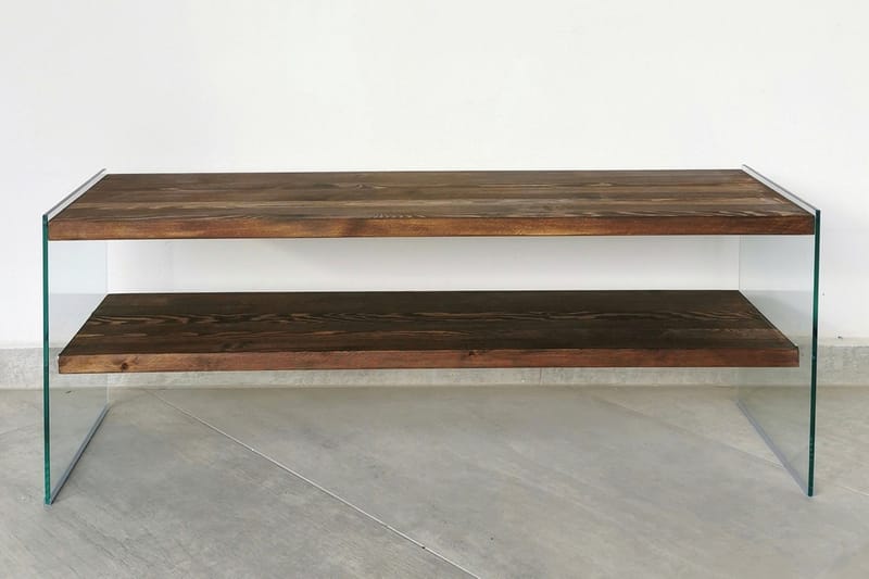 HASHAWAY TV-Bänk 120 cm Valnöt - Möbler - Vardagsrum - Tv-möbler & mediamöbler - Tv-bänkar