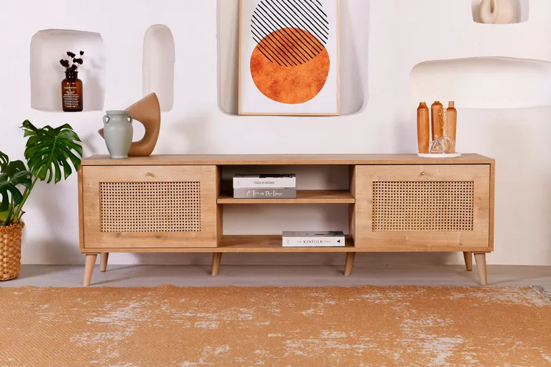 Hazeran Tv-bänk 180 cm, Ek