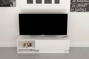 Hejde TV-Bänk 120 cm - Vit - Möbler - Vardagsrum - Tv-möbler & mediamöbler - Tv-bänkar