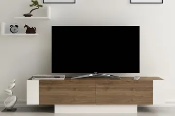 Hejde TV-Bänk 150 cm - Brun/Vit - Möbler - Vardagsrum - Tv-möbler & mediamöbler - Tv-bänkar