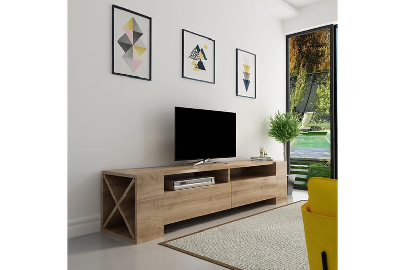 Hejde TV-Bänk 155 cm - Brun - Möbler - Vardagsrum - Tv-möbler & mediamöbler - Tv-bänkar