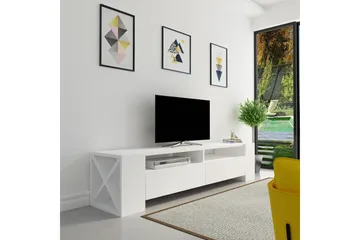 Hejde TV-Bänk 155 cm - Vit - Möbler - Vardagsrum - Tv-möbler & mediamöbler - Tv-bänkar