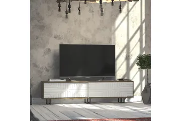 Hejde TV-Bänk 180 cm - Brun/Vit - Möbler - Vardagsrum - Tv-möbler & mediamöbler - Tv-bänkar