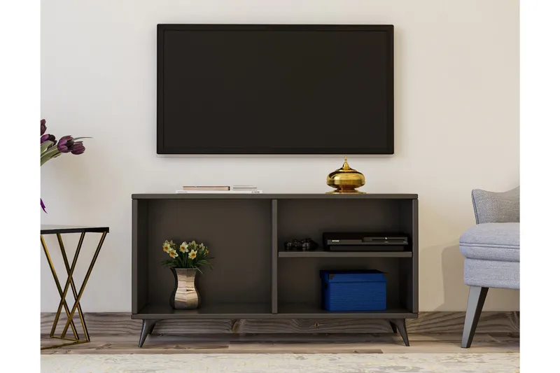 Hensiek TV-Bänk 100 cm - Antracit - Möbler - Vardagsrum - Tv-möbler & mediamöbler - Tv-bänkar