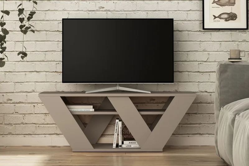 Homitis Tv-Bänk 110 cm - Brun - M öbler - Vardagsrum - Tv-möbler & mediamöbler - Tv-bänkar