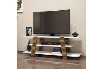 Hovdane TV-Bänk 120 cm - Brun/Vit - Möbler - Vardagsrum - Tv-möbler & mediamöbler - Tv-bänkar