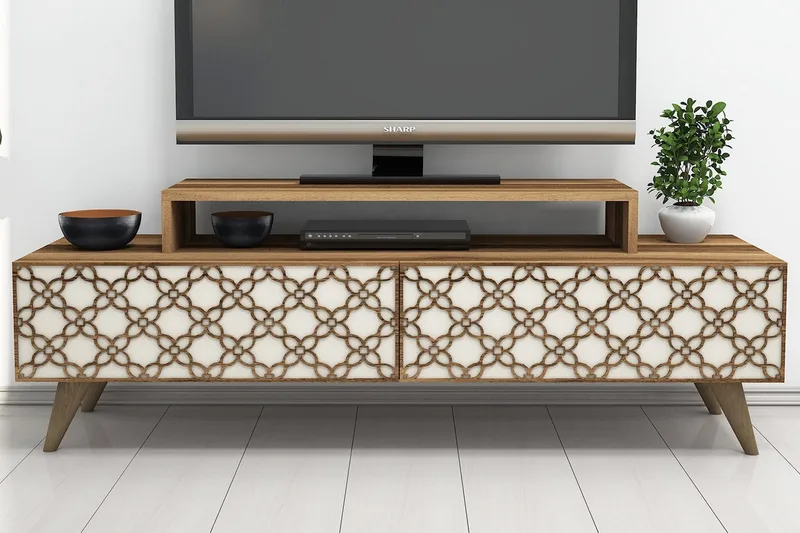 Hovdane TV-Bänk 140 cm - Brun - Möbler - Vardagsrum - Tv-möbler & mediamöbler - Tv-bänkar