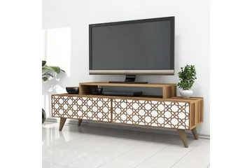 Hovdane TV-Bänk 140 cm - Brun/Vit - Möbler - Vardagsrum - Tv-möbler & mediamöbler - Tv-bänkar