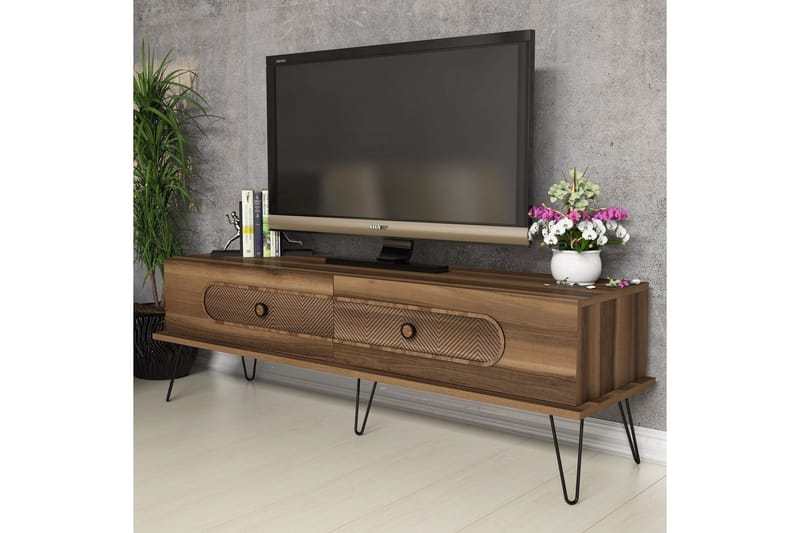 Hovdane TV-Bänk 145 cm - Brun - Möbler - Vardagsrum - Tv-möbler & mediamöbler - Tv-bänkar