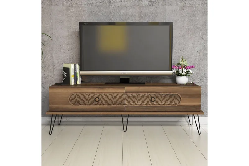 Hovdane TV-Bänk 145 cm - Brun - Möbler - Vardagsrum - Tv-möbler & mediamöbler - Tv-bänkar