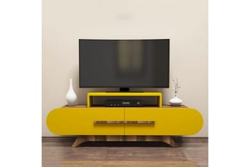 Hovdane TV-Bänk 145 cm - Brun/Gul - Möbler - Vardagsrum - Tv-möbler & mediamöbler - Tv-bänkar
