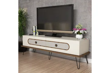 Hovdane TV-Bänk 145 cm - Brun/Vit - Möbler - Vardagsrum - Tv-möbler & mediamöbler - Tv-bänkar