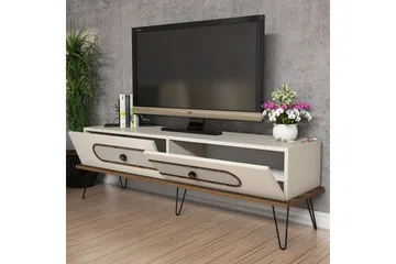 Hovdane TV-Bänk 145 cm - Brun/Vit - Möbler - Vardagsrum - Tv-möbler & mediamöbler - Tv-bänkar