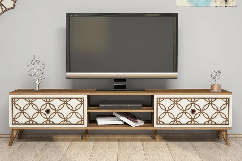 Hovdane TV-Bänk 180 cm, Brun