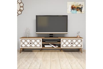 Hovdane TV-Bänk 180 cm - Brun/Vit - Möbler - Vardagsrum - Tv-möbler & mediamöbler - Tv-bänkar