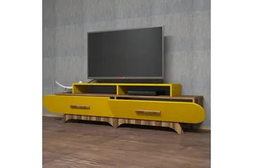 Hovdane TV-Bänk 205 cm - Brun/Gul - Möbler - Vardagsrum - Tv-möbler & mediamöbler - Tv-bänkar