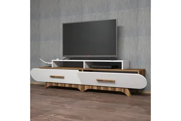 Hovdane TV-Bänk 205 cm - Brun/Vit - Möbler - Vardagsrum - Tv-möbler & mediamöbler - Tv-bänkar