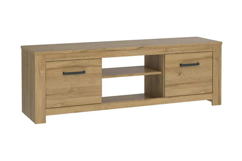 Hovencamp TV-Bänk 161 cm - Brun - Möbler - Vardagsrum - Tv-möbler & mediamöbler - Tv-bänkar