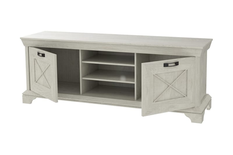 Hurlston TV-Bänk 147 cm - Vit - Möbler - Vardagsrum - Tv-möbler & mediamöbler - Tv-bänkar