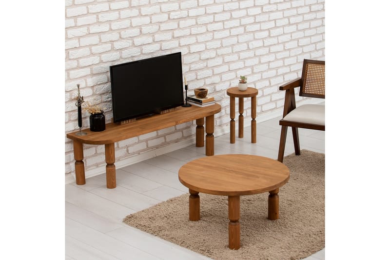 Ida Tv-bänk 140 cm - Brun - Möbler - Vardagsrum - Tv-möbler & mediamöbler - Tv-bänkar
