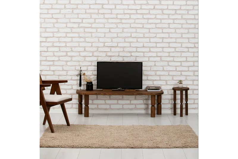 Ida Tv-bänk 140 cm, Valnöt