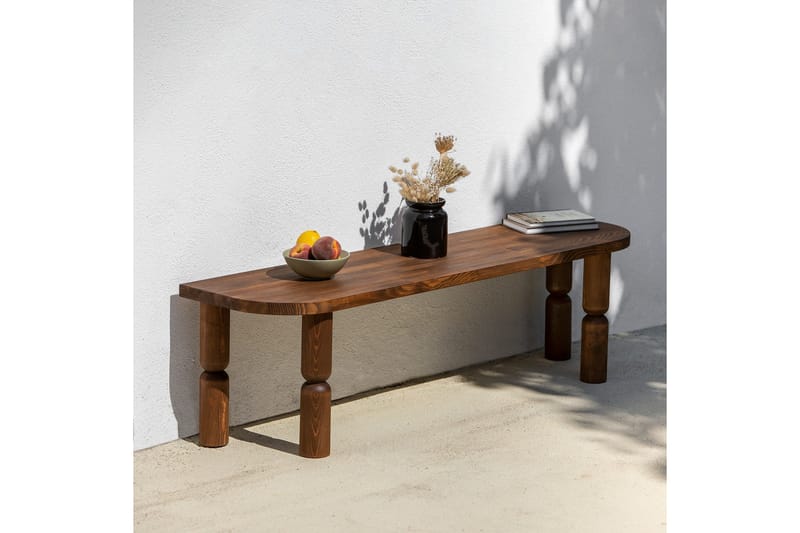 Ida Tv-bänk 140 cm - Valnöt - Möbler - Vardagsrum - Tv-möbler & mediamöbler - Tv-bänkar