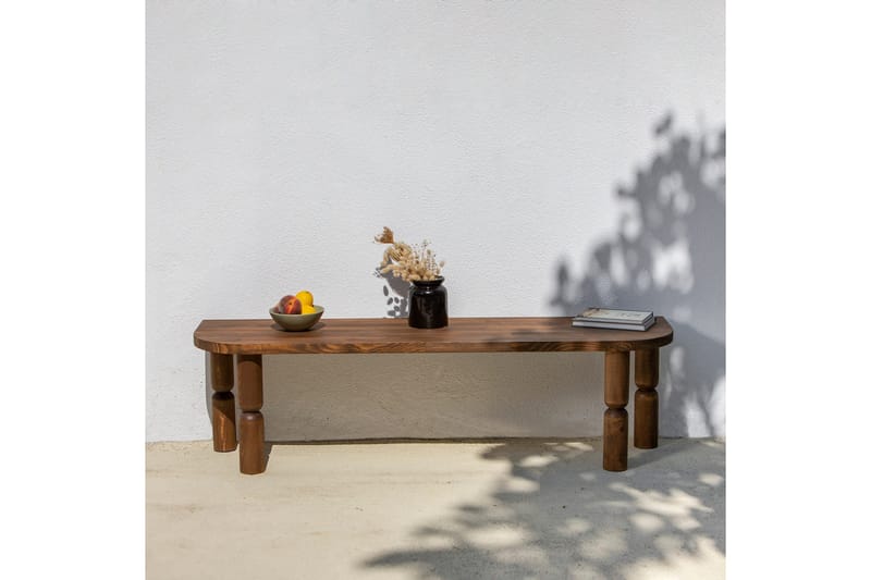 Ida Tv-bänk 140 cm - Valnöt - Möbler - Vardagsrum - Tv-möbler & mediamöbler - Tv-bänkar