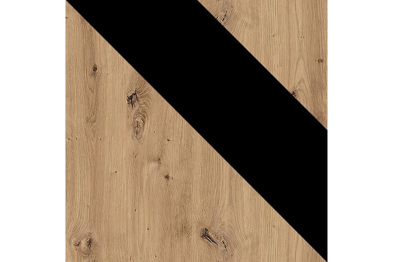 ILMARI TV-bänk 40x135 cm Ek/Svart - Ek/Svart - Möbler - Vardagsrum - Tv-möbler & mediamöbler - Tv-bänkar