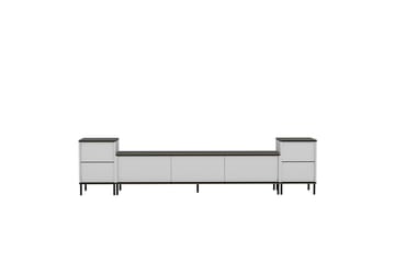 Imaj Tv-bänk 260 cm - Guld/Svart/Vit - Möbler - Vardagsrum - Tv-möbler & mediamöbler - Tv-bänkar
