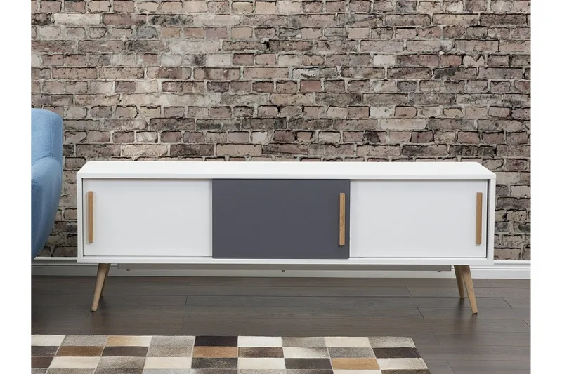 Indiana Tv-Bänk 40x160 cm, Vit