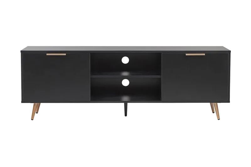 Indio TV-bänk 166x40 cm - Svart - Möbler - Vardagsrum - Tv-möbler & mediamöbler - Tv-bänkar