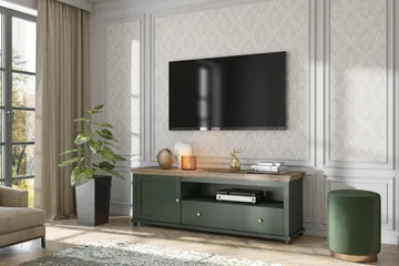 Ivreri Tv-bänk 181 cm - Khaki/Natur - Möbler - Vardagsrum - Tv-möbler & mediamöbler - Tv-bänkar