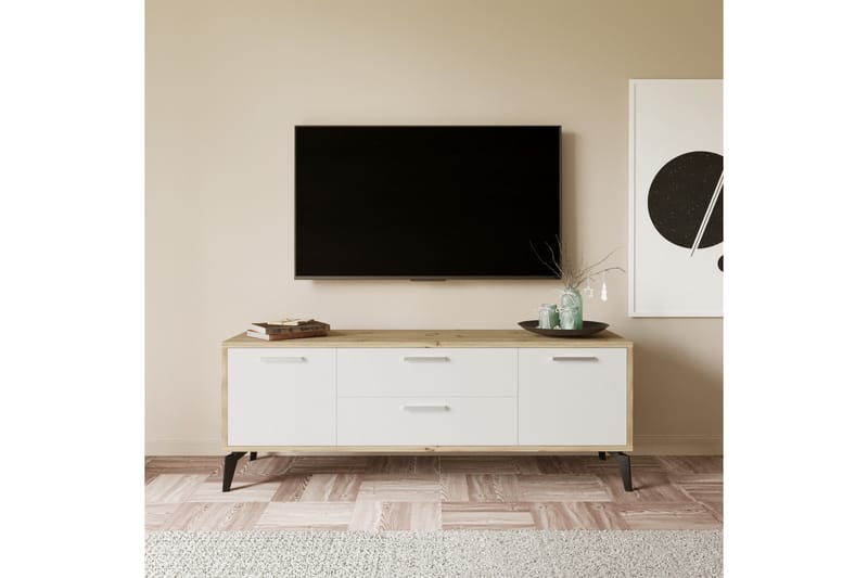 IYIPORT Tv-bänk 150 cm Vit - Möbler - Vardagsrum - Tv-möbler & mediamöbler - Tv-bänkar