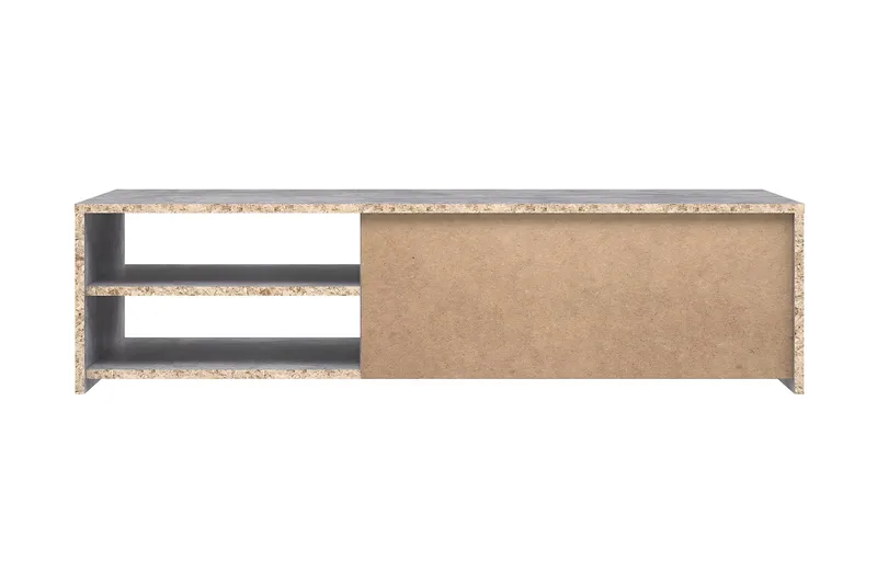 Iztaza Tv-bänk 120 cm - Betonggrå/Vit - Möbler - Vardagsrum - Tv-möbler & mediamöbler - Tv-bänkar